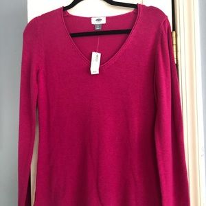 Hot pink light old navy sweater